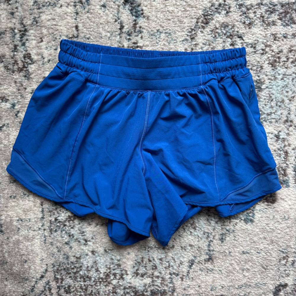Lululemon Hotty Hot Lined Short 2.5 Blue